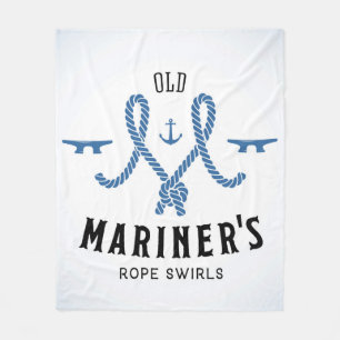 Altes Mariner-Plakat Fleecedecke