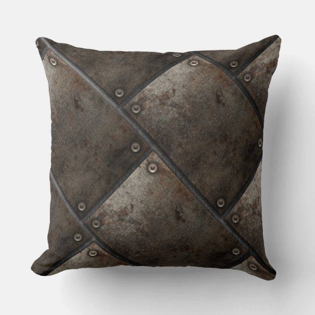 Altes Metallkissen Kissen (Vorderseite)