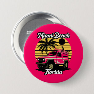 Altes Miami Beach Florida Button
