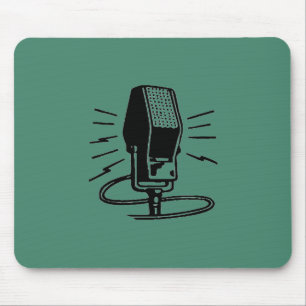Altes Mikrofon Mousepad