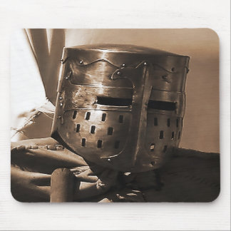 altes mittelalterliches Maske mousepad
