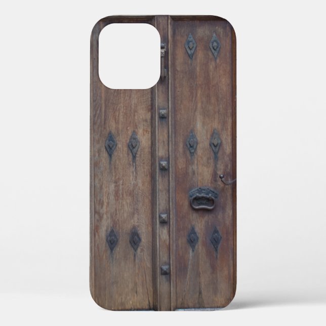 Altes mittelalterliches spanisches Holztür-Case-Ma Case-Mate iPhone Hülle (Rückseite)
