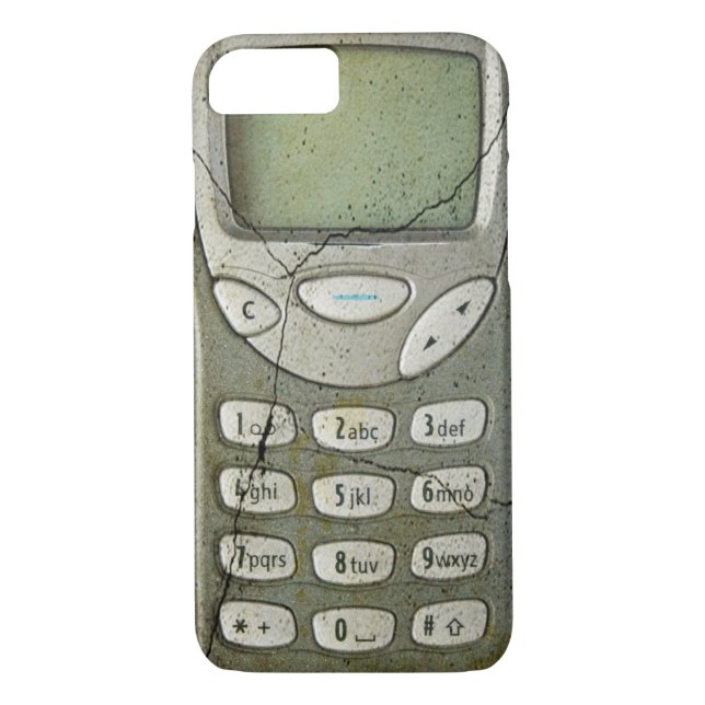 Altes Mobiltelefon Case-Mate iPhone Hülle (Rückseite)