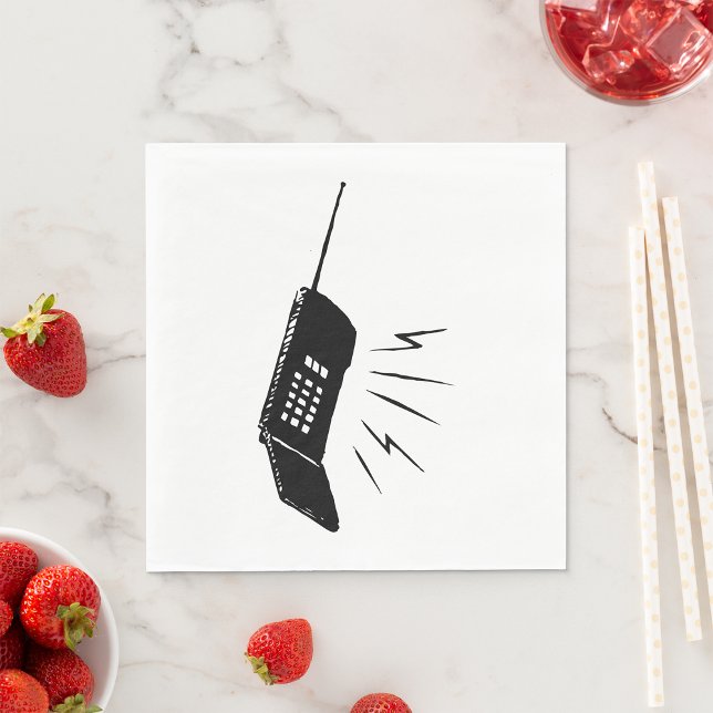 Altes Mobiltelefon Napkins Serviette (Von Creator hochgeladen)