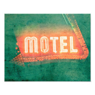 Altes Motel Fotodruck