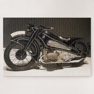altes Motorrad-Puzzle