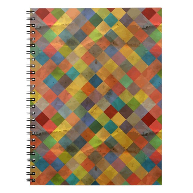 Altes Muster. Geometrisch. Notizblock (Vorderseite)