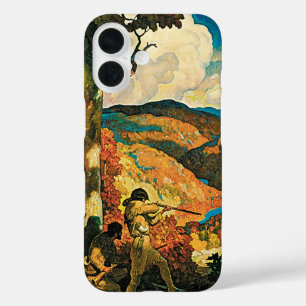 Altes NC Wyeth-Reiseposter, In Old Kentucky iPhone 16 Hülle