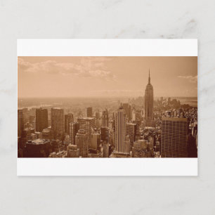 Altes New York City Foto Postkarte
