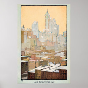 Altes New York City Plakat