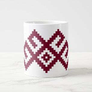 Altes nordisches lettisches, litauisches Symbol Jumbo-Tasse