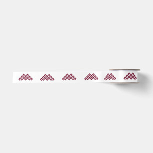 Altes nordisches lettisches, litauisches Symbol Satinband
