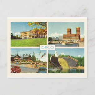 Altes Norwegen, Oslo, Multiview Postkarte