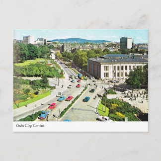 Altes Norwegen, Oslo-Stadtzentrum, circa 1950er Ja Postkarte