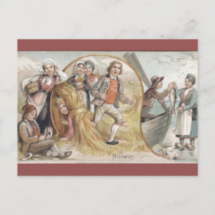 Altes Norwegen Postkarte