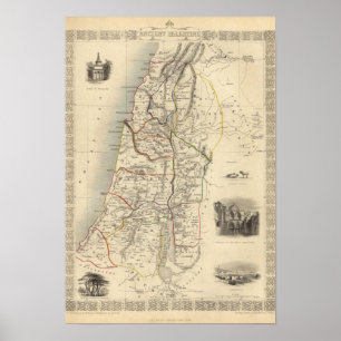 Altes Palästina Poster