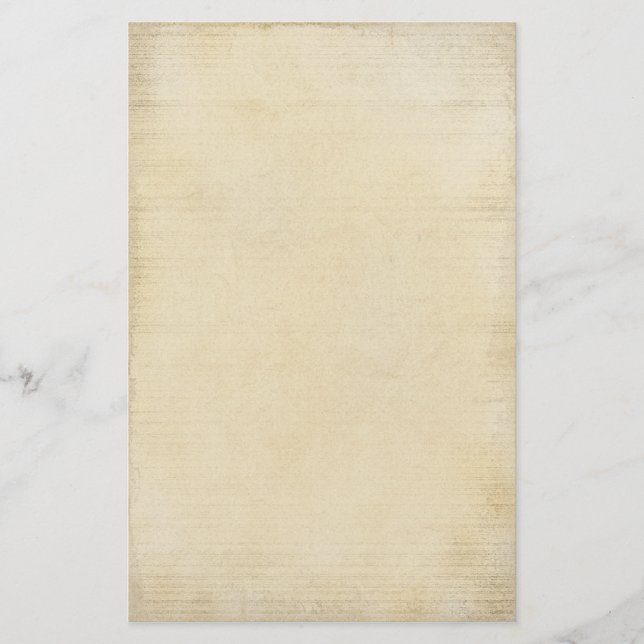 Altes Pergament-Briefpapier Briefpapier (Vorderseite)