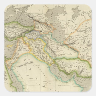 Altes Persisches Reich Quadratischer Aufkleber