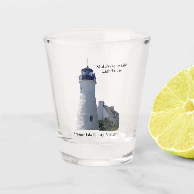 Altes Presque Isle Lighthouse Glas (Vorderseite)