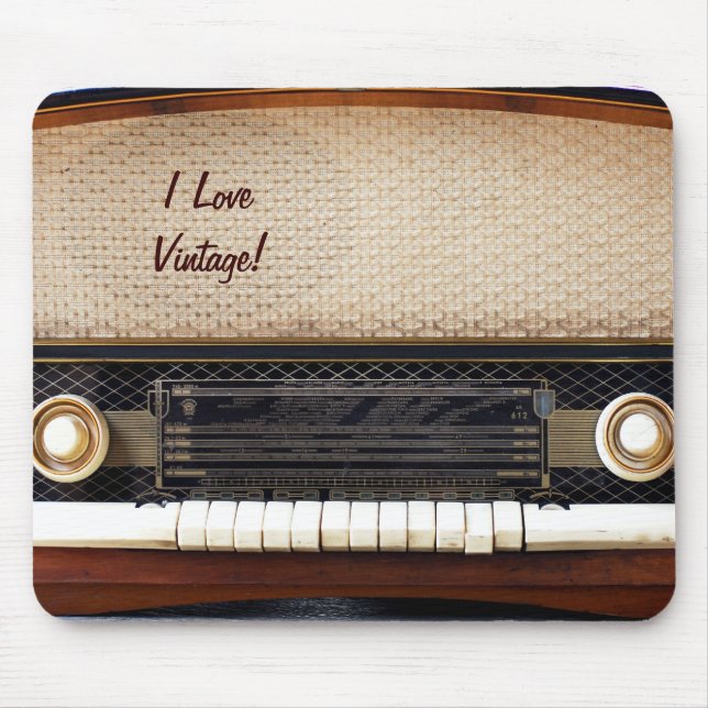 Altes Radio Mousepad (Vorne)