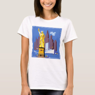 Altes Reiseplakat für Allegheny Airlines T-Shirt