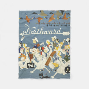 Altes Reiseplakat für die New Haven R.R. Fleecedecke