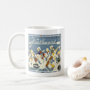 Altes Reiseplakat für die New Haven R.R. Kaffeetasse