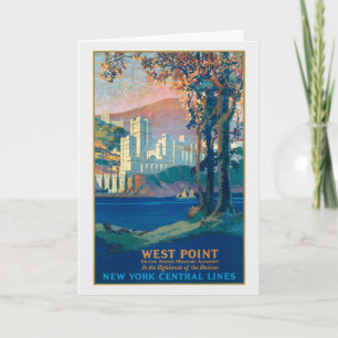 Altes Reiseplakat für New York Central Lines Karte