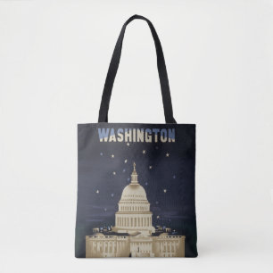 Altes Reiseposter für American Airlines Tasche