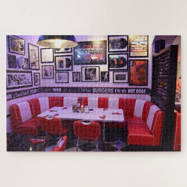 altes Restaurant-Rätsel (Horizontal)