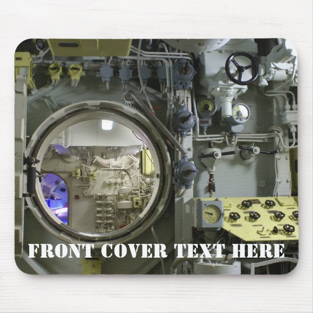 altes Retro-U-Boot Mousepad (Vorne)