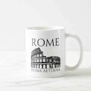 Altes Rom Kolosseum, Historische Römische Reise Kaffeetasse