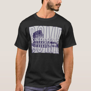 Altes Rom Kolosseum, Historische Römische Reise T-Shirt