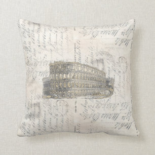 Altes Rom-Kolosseum-italienisches Kissen