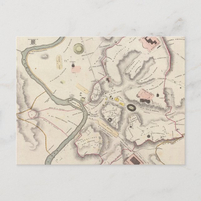 Altes Rom Postkarte (Vorderseite)