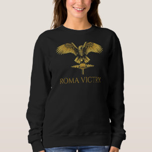 Altes römisches Motto Roma Victrix Klassisches Lat Sweatshirt