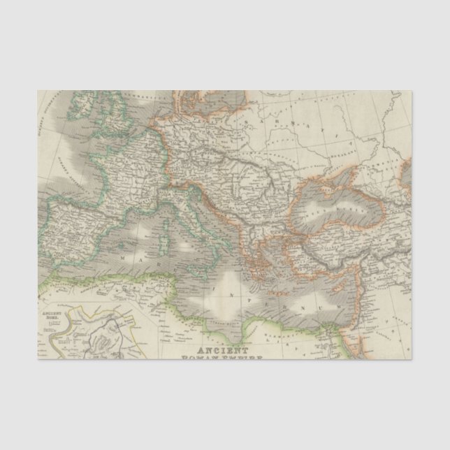 Altes römisches Reich Seidenpapier (Vorderseite)