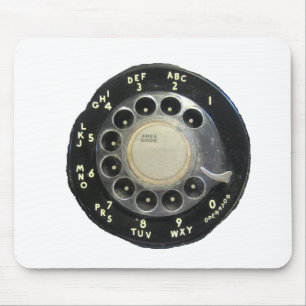 Altes Rotary-Telefongespräch Mousepad