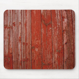 Altes rotes Holz Mousepad