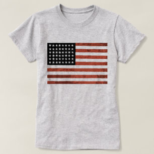 Altes Ruhm-amerikanische Flaggen-T-Shirt T-Shirt