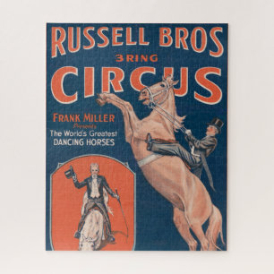 Altes Russell Brothers Zirkusposter.