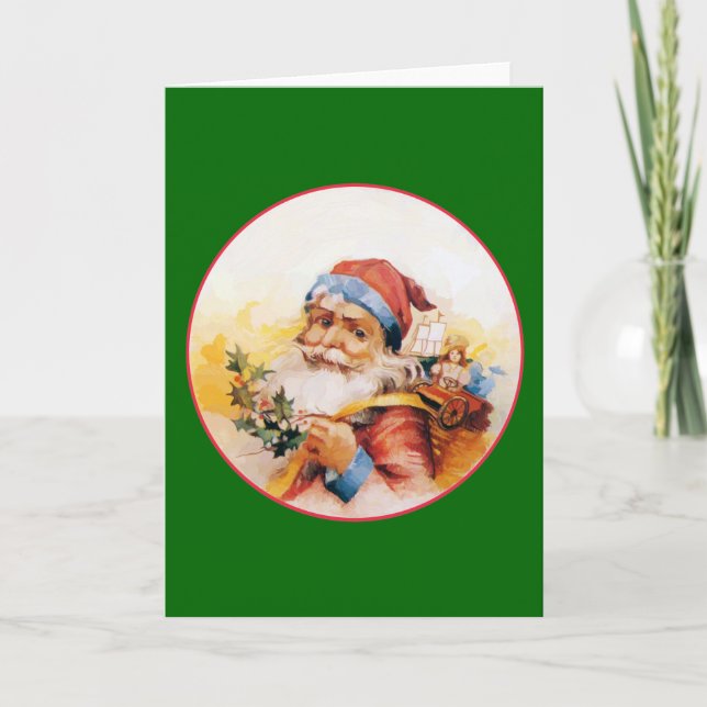 ALTES SAINT-NICK FEIERTAGSKARTE (Vorderseite)