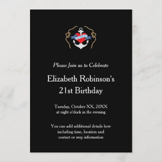 Altes Salz zum Geburtstag Einladung