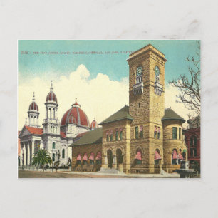 Altes San Jose Kalifornien Postkarte