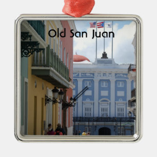 Altes San Juan Silbernes Ornament