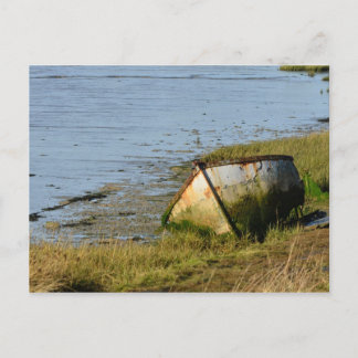 Altes Schiff auf Creek Postkarte