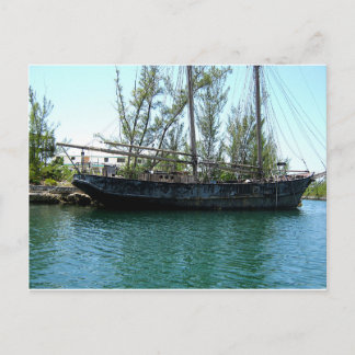 Altes Schiff Postkarte