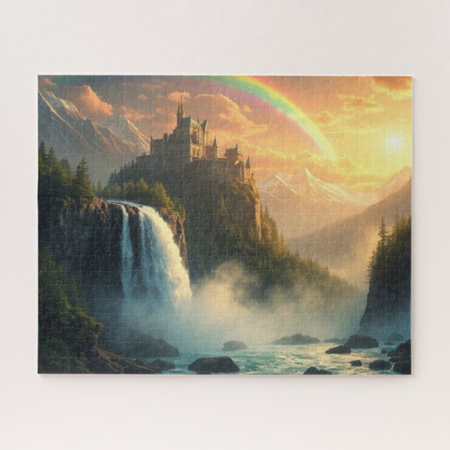 altes Schloss auf dem Hügel (Horizontal)