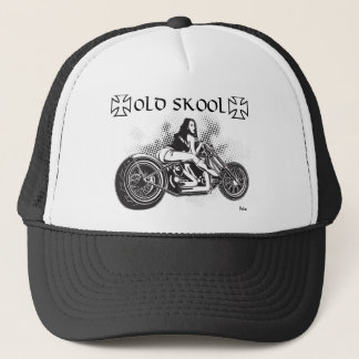 Altes Skool Fahrrad Truckerkappe