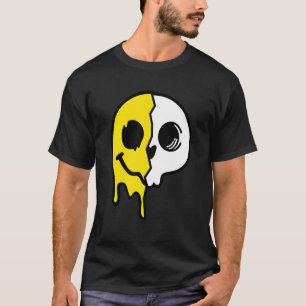 Altes Skool Schädelgesicht Original Raver Liebe Ra T-Shirt